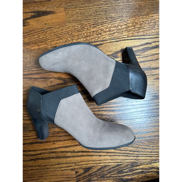 Abeo VICTORY Chelsea Elastic Slip On Heel Boots Booties Womens Size 9 - Picture 5 of 9